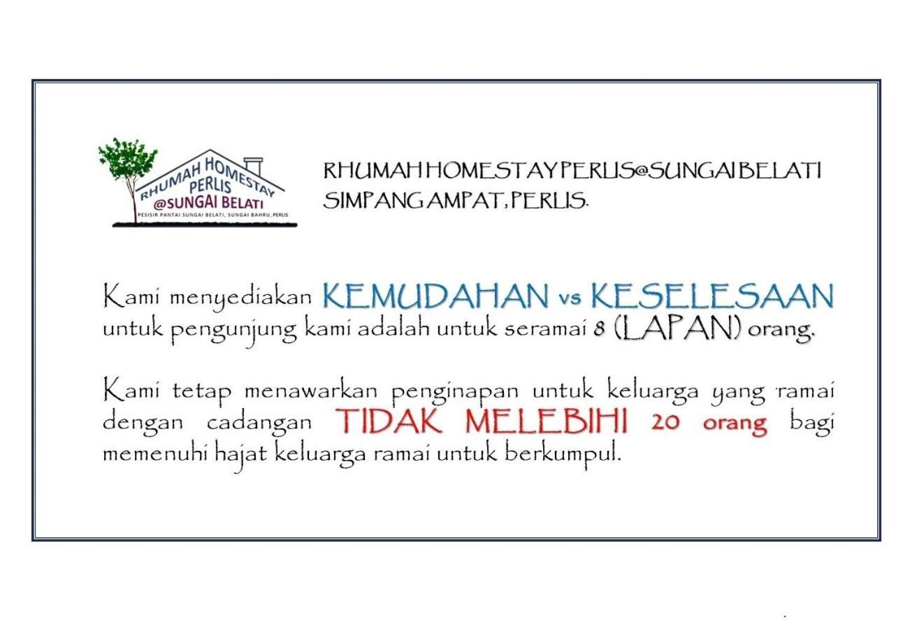 Rhumah Sungai Belati Villa Simpang Empat  Eksteriør bilde